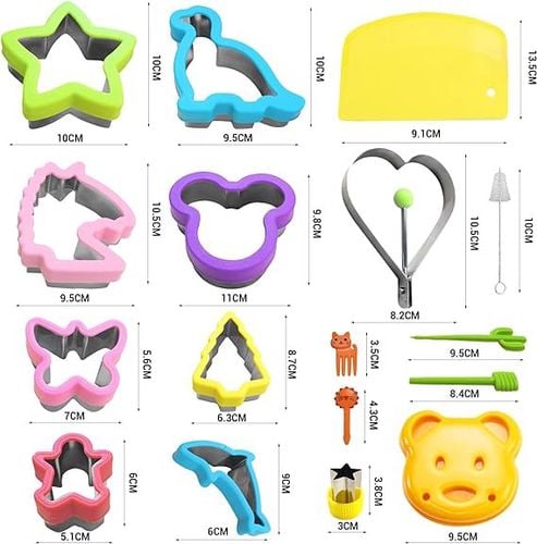 Foremki Dekoracje Ozdoby do ciastek Zestaw 55 szt na Arena.pl