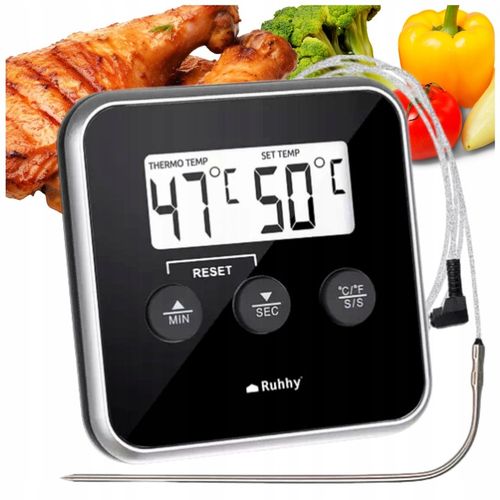 Termometr do Piekarnika Lodówki Kuchni Sonda Timer na Arena.pl