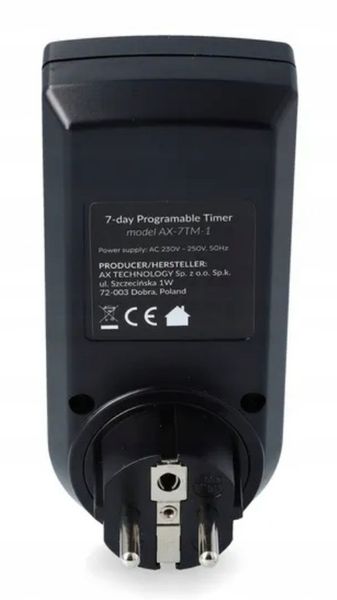 PROGRAMATOR CZASOWY TYGODNIOWY WŁĄCZNIK WYŁĄCZNIK TIMER 24/7 zdjęcie 11