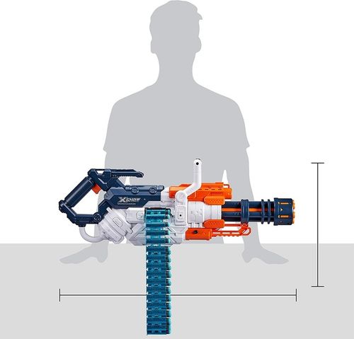 X-SHOT KARABIN CRUSHER MINIGUN + 24 STRZAŁEK NERF na Arena.pl