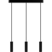 Lampa wisząca czarna Madera 3pł