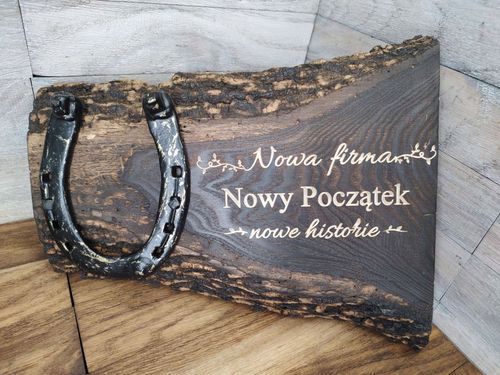 Oryginalny prezent na szczęście podkowa nowy dom na Arena.pl