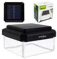 Lampa LED Solarna na słupek nakładka 100x100mm kapturek 3200K barwa ciepła