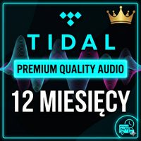 Tidal Premium – Subskrypcja na 12 miesięcy Prywatne konto | Pełna Wersja