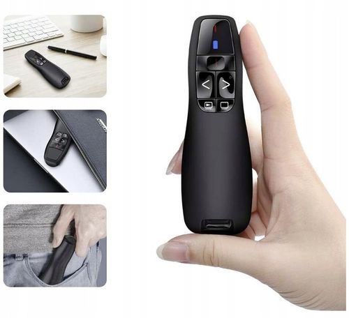 WSKAŹNIK PREZENTER LASEROWY PILOT BEZPRZEWODOWY DO PREZENTACJI LASER USB na Arena.pl