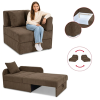 Łóżko dziecięce sofa kanapa brązowy welur pojemn sztruks Denis Family Meble