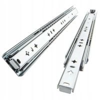 Metalowe prowadnice szuflad z łożyskami kulkowymi 90 x 5,5 cm