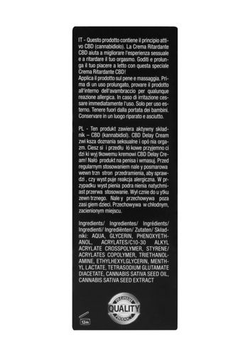 Shots CBD Cannabis Delay Gel 50 ml na Arena.pl