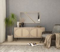 Drewniane duże lustro ścienne 50x90cm - Złota Rama