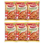 Amino Zupa pomidorowa z kawałkami pomidorów i natką pietruszki 61g x 6