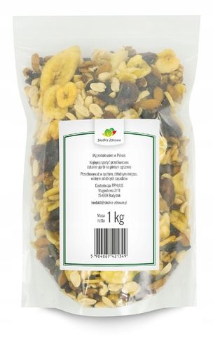 MIESZANKA STUDENCKA owoce bakalie PRZEKĄSKA 1kg na Arena.pl