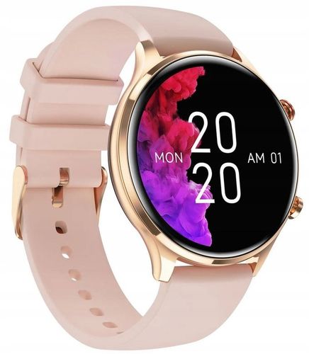 SMARTWATCH DAMSKI Zegarek ROZMOWY CIŚNIENIE POLSKIE MENU 2 paski +SŁUCHAWKI na Arena.pl