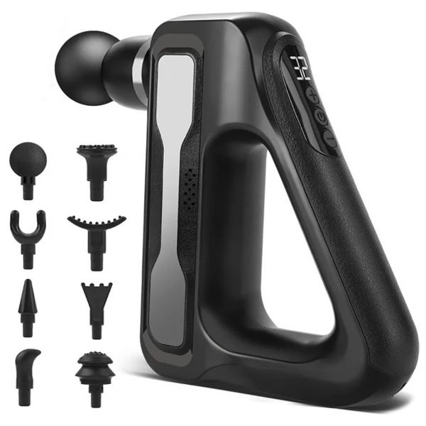 Masażer mięśni powięzi Pistolet do masażu punktów spustowych 8 nasadek zdjęcie 3