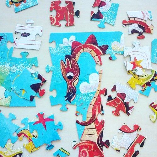 PUZZLE Smoki 56 elementów na Arena.pl