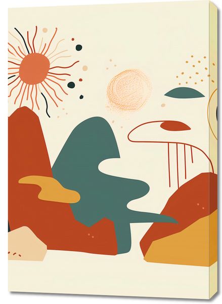 Obraz 70x100cm Kosmos Barw zdjęcie 1