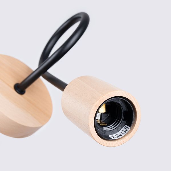 Kinkiet EMBER czarny zdjęcie 5