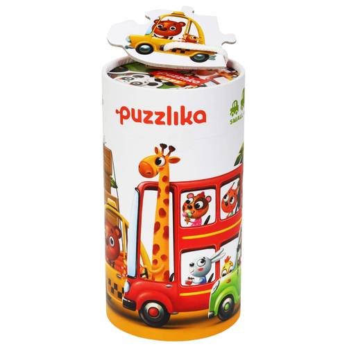 Edukacyjne Puzzle Puzzlika 5W1 Auta 20 Elementów 13784 na Arena.pl