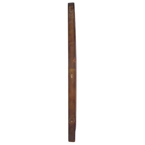 Lustro ścienne 60cm tekowe okrągłe VidaXL na Arena.pl