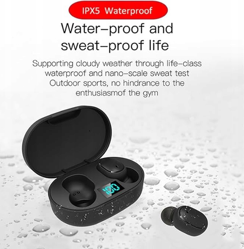 Słuchawki bluetooth E6s różowy na Arena.pl