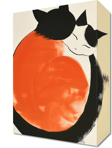 Obraz 20x30cm Yin i Yang Kotów zdjęcie 1