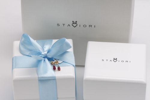 Złote kolczyki KZD2298 - Diament na Arena.pl