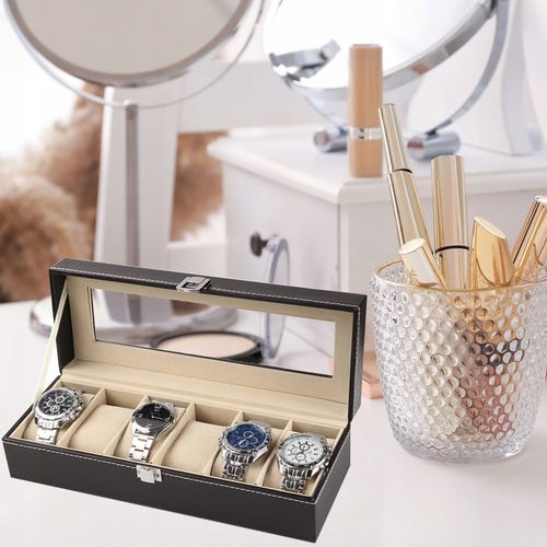 SZKATUŁKA NA ZEGARKI PUDEŁKO ORGANIZER BIŻUTERIĘ na Arena.pl