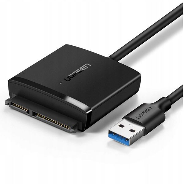 UGREEN ADAPTER PRZEJŚCIÓWKA Z USB 3.0 DO PODŁĄCZENIA DYSKU 2.5' / 3.5' SATA zdjęcie 9