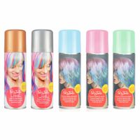 Spray do włosów, różne kolory