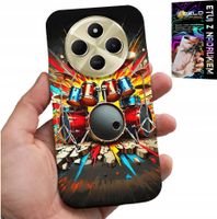 ETUI DO XIAOMI REDMI 14C 4G - ROCK PERKUSJA BĘBNY ROCK & ROLL + FOLIA