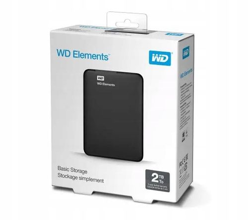 Dysk twardy HDD zewnętrzny przenośny 2TB WD Elements Portable 2,5'' USB 3.0 na Arena.pl