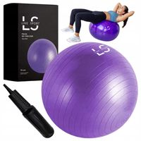PIŁKA DO ĆWICZEŃ GIMNASTYCZNA KLASYCZNA 75CM FITNESS PILATES LINESPORT