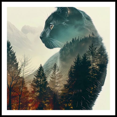 Plakat 60x60cm Koci Duch Lasu na Arena.pl