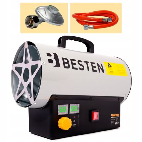 Nagrzewnica Gazowa Automatyczna Na Butlę Dmuchawa Termostat 25KW + Reduktor na Arena.pl