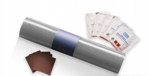 zestaw naprawczy do łatania plandek 220x32cm szary na Arena.pl