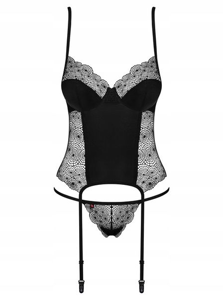 Obsessive Sharlotte Gorset sznurowany Stringi L/XL zdjęcie 6