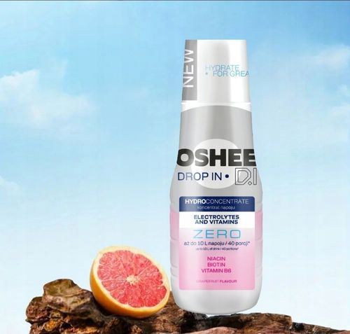 OSHEE ZERO SYROP KONCENTRAT DO SODASTREAM Grejpfrut Elektrolity i witaminy na Arena.pl