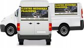Reklama Naklejka na samochód ELEKTRO-MECHANIKA