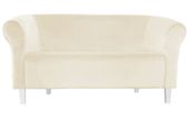 Sofa Milo MG50 kremowy nogi 15 białe