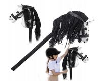 Pluszowa Głowa Konia z grzywą na kiju Dżwięk HOBBY HORSE