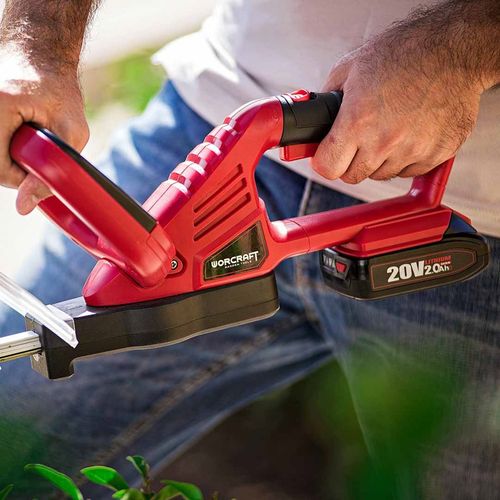 NOŻYCE DO ŻYWOPŁOTU AKUMULATOROWE DO KRZEWÓW GAŁĘZI SEKATOR 510MM WORCRAFT na Arena.pl