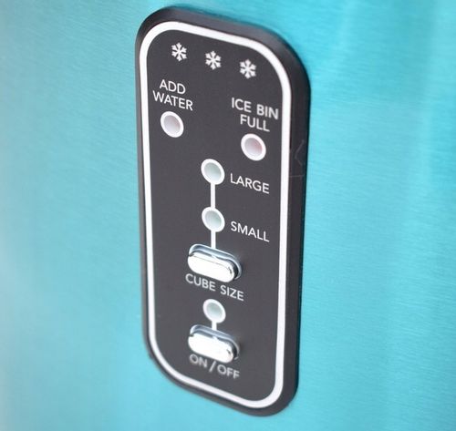 Kostkarka do robienia kostek lodu maszyna domowa barowa niebieska na Arena.pl