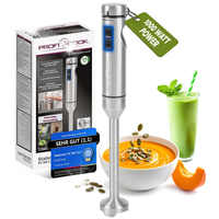 1000W BLENDER - STALOWY - RĘCZNY mikser KUCHENNY WIELOFUNKCYJNY turbo INOX