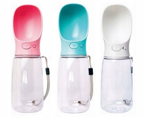 BUTELKA NA WODĘ DLA PSA BIDON POIDŁO MISKA 0,35L PRZENOŚNA SPACER TURYSTYCZ na Arena.pl