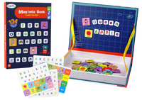 Magnetyczna Układanka Książka Angielski Alfabet Obrazki