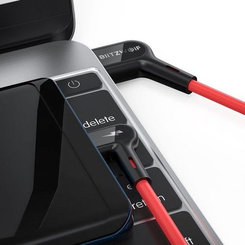 Kątowy kabel micro USB BlitzWolf BW-AC2 2,4A 0,9m na Arena.pl