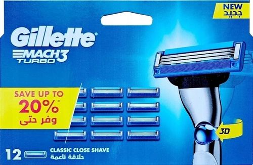 GILLETTE MACH 3 TURBO ORYGINALNE OSTRZA 12 szt na Arena.pl