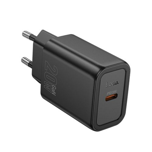 Ładowarka sieciowa do telefonu Hoco USB C QC PD 20W N60 czarna na Arena.pl