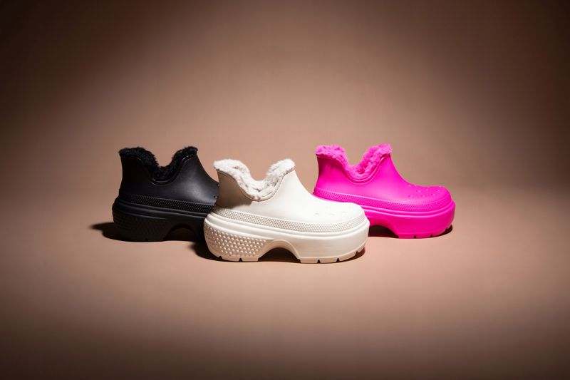 Crocs Damskie Ocieplane Botki Na Platformie Stomp Lined Shorty Boot 39-40 zdjęcie 11
