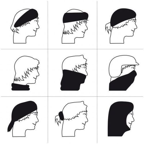 Wielofunkcyjne nakrycie głowy TRENDY, czerwony na Arena.pl