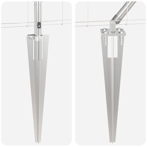 Ogrodzenie pastwiskowe Srebrny 25 x 1.6 m Stal galwanizowana na Arena.pl